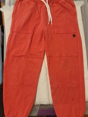 Hatley cotton cozy pants with patch pockets 4t